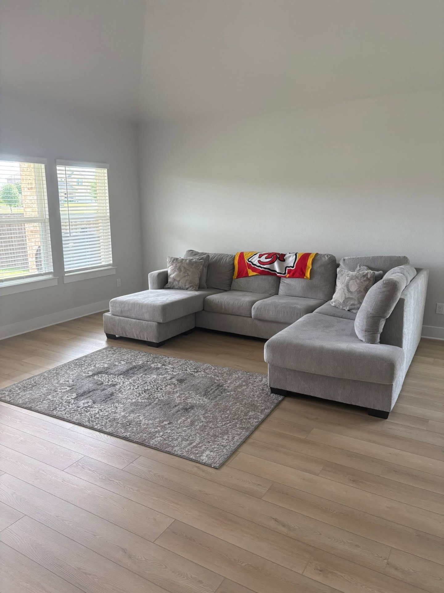Living room cleaned by Ever Clean House Cleaning